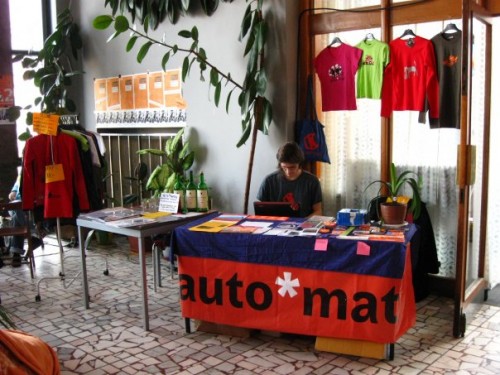 Stánek Auto*Matu na Festivalu dokumentárního filmu Jihlava 2009