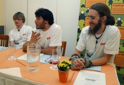 Tisková konference v hotelu Adria, Praha
