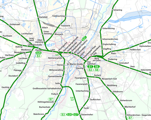 Mnichovský S-Bahn (Autor Maximilian Dörrbecker).
