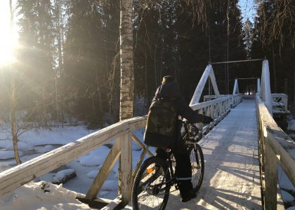 Jak na cyklistiku v zimě? Co všechno se můžeme učit od Finů?