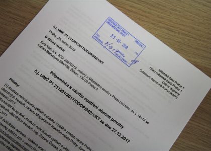 Kauza Praha 1: Podali jsme připomínku proti omezení kol, sbíráme podpisy pod druhou petici