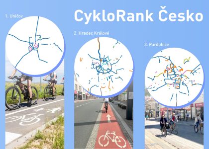 CykloRank Česko 2023: Podíleli jsme se na nástroji, který hodnotí top města pro cyklisty*ky